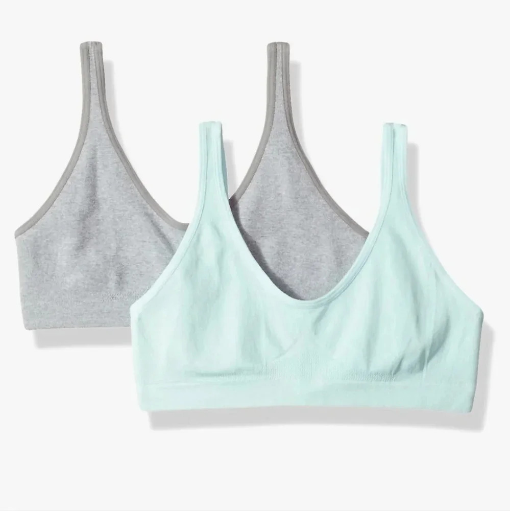 Hanes 2 pk sports bra